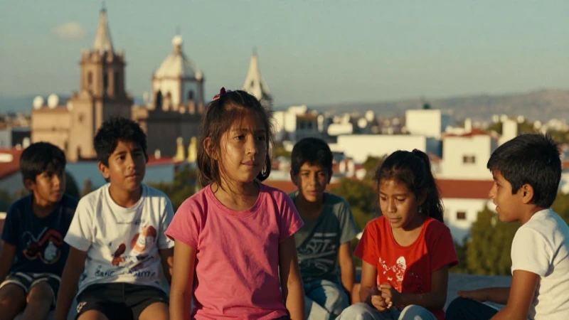 POBLACIÓN DE JALISCO 2024: DESCUBRE SUS HABITANTES AHORA 6 Niños juegan bajo la luz dorada mexicana
