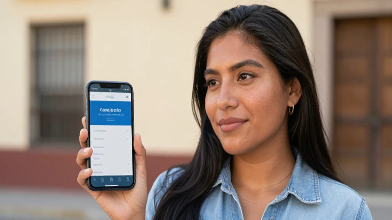 Cómo hacer depósitos en Seven con distintos bancos y horarios 10 Mexicano, bronceado, usa app bancaria al sol