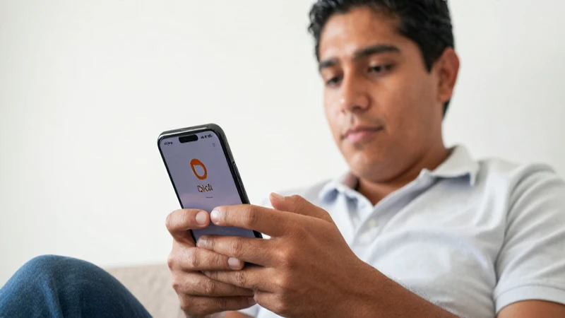 Qué servicios ofrece DiDi Préstamos en México 6 Una persona mestiza usa DiDi en su móvil