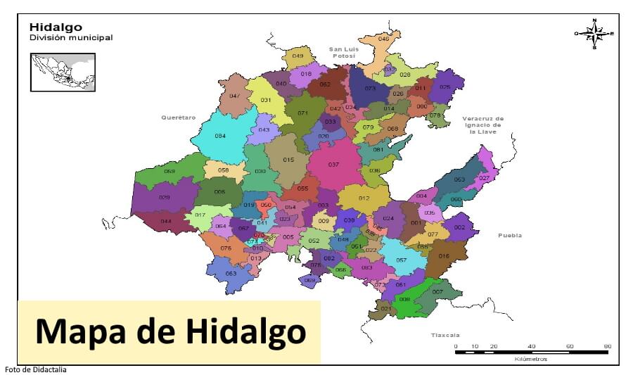 División Política de HIDALGO: Descubre sus 84 MUNICIPIOS 12 division politica de hidalgo descubre sus 84 municipios