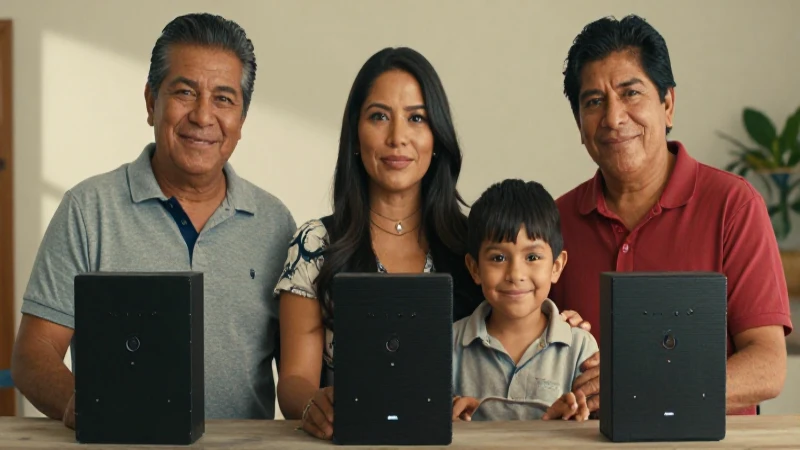 Cuatro cajas de streaming, belleza mestiza, luz cálida