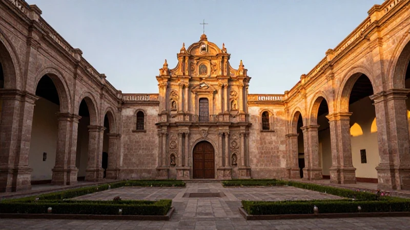 Legado y Tradiciones de los Dominicos en Nueva España 5 Claustro barroco mexicano en luz dorada