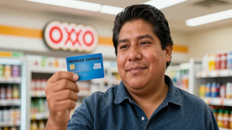 Retrato mexicano en tienda Oxxo, luz cálida