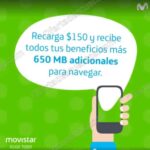 Duración y ventajas de recarga de $150 en Movistar