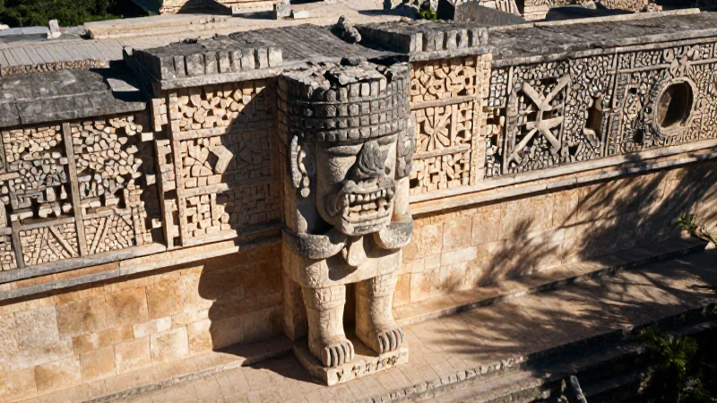 El Enano de Uxmal: Una Historia Fascinante que Sorprende 8 Uxmal: piedras mayas bajo luz cálida