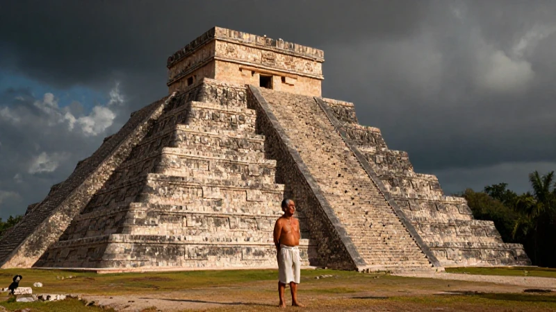 El Enano de Uxmal: Una Historia Fascinante que Sorprende 7 Pirámide Maya, luz cálida, etnia mestiza