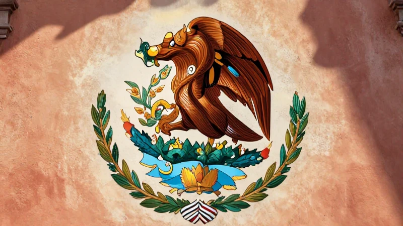 Escudo michoacano: heráldica detallada y vibrante