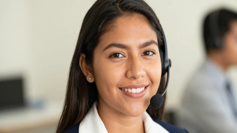 Representante amigable de ascendencia mexicana con luz cálida