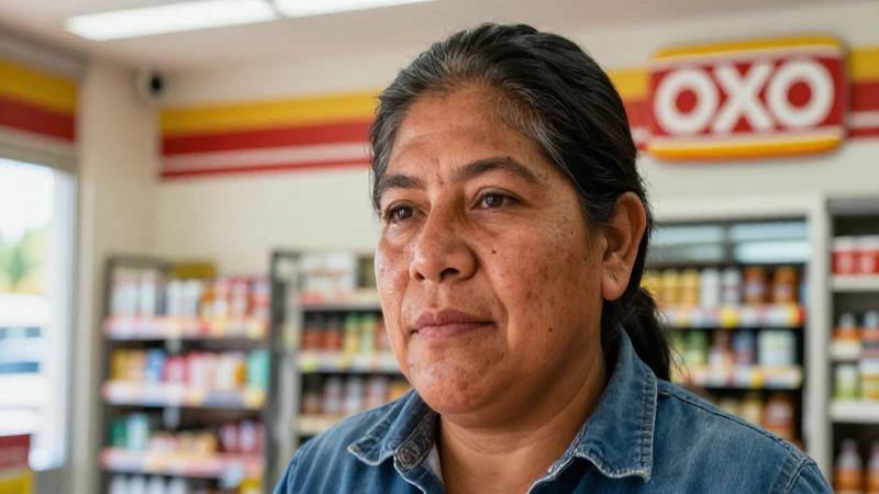 Cómo se puede hacer un depósito en Banco Azteca desde OXXO 3 Mexicano en OXXO, luz cálida y natural
