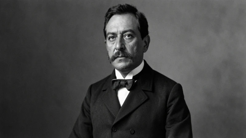 Retrato en blanco y negro de Benito Juárez