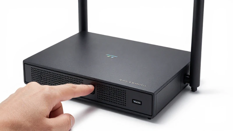 Fotografía de estudio: reinicio de módem router