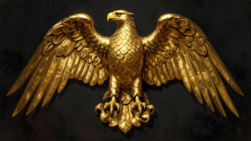 ESCUDO DE COLIMA: HISTORIA, SIGNIFICADO Y SIMBOLISMO ÚNICO 3 Águila dorada en escudo de Colima