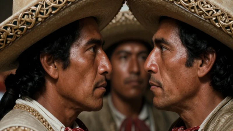 Choque de culturas en pintura dramática y cercana