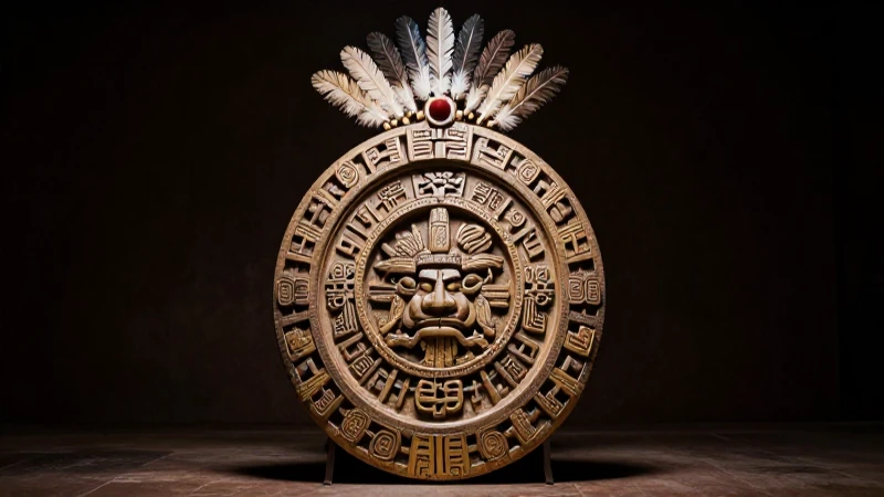 Descubre el Escudo de Guerrero: Significado y Símbolos Clave 7 El escudo prehispánico irradia cultura y simbolismo