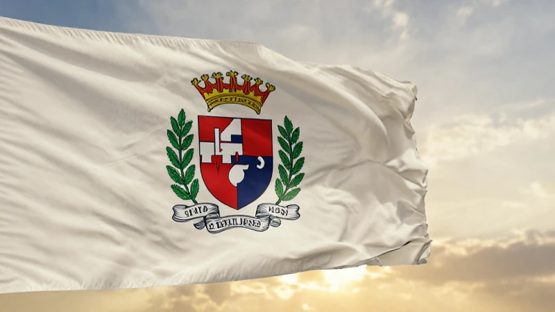Baja bandera soleada de Tamaupías