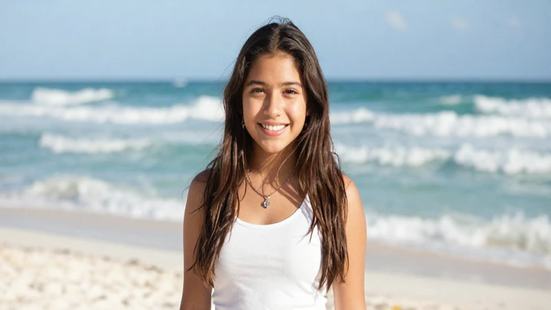 Cuáles son las Mejores Escuelas de Inglés en Cancún 5 Estudiante mexicano en la playa, día soleado