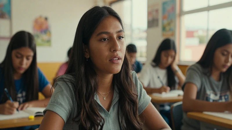 Joven mexicana estudia inglés en Querétaro