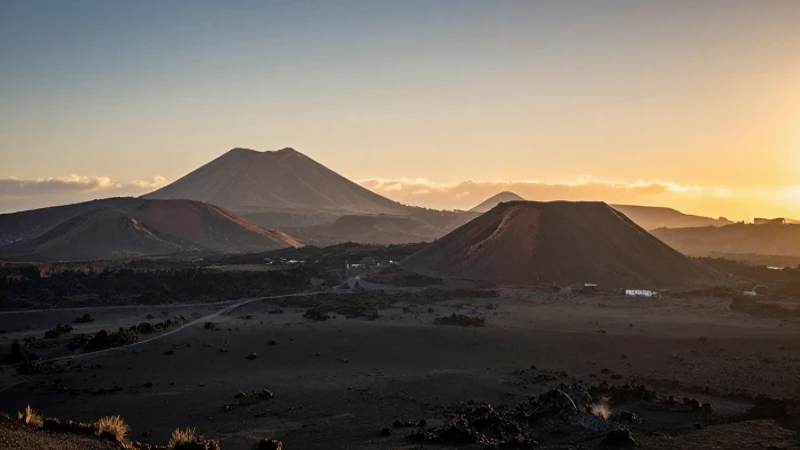 ESTADO DE MÉXICO: DESCUBRE su UBICACIÓN y MUNICIPIOS CLAVES 8 Paisaje volcánico con pirámides doradas al amanecer