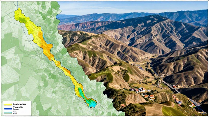 DURANGO: DESCUBRE su MAPA, MUNICIPIOS y UBICACIÓN en MÉXICO 3 Durango, mapa colorido, vista aérea montañosa