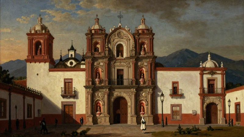 Expansión Territorial: Descubre la DIVISIÓN de Nueva España 5 Retrato histórico mexicano con estilo barroco
