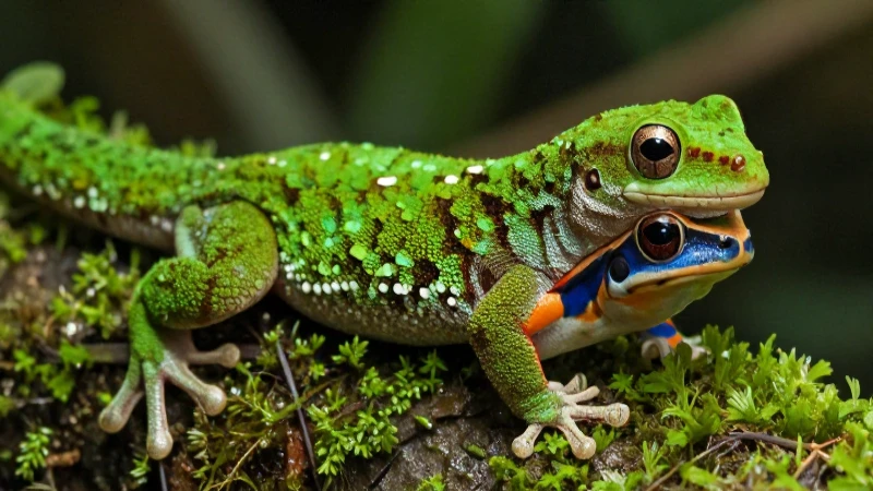 Fauna de Chiapas: Maravillas de Animales Endémicos 5 Macrofotografía de vida silvestre en selva exuberante