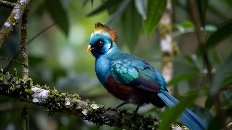 Fauna de Chiapas: Maravillas de Animales Endémicos 4 Quetzal resplandeciente en selva exuberante