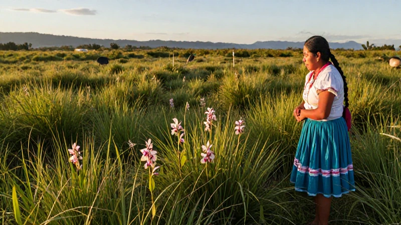 Paisaje oaxaqueño vibrante, lleno de orquídeas y vida
