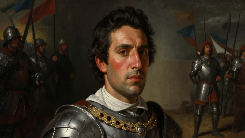 Retrato solemne de Felipe IV, mestizo y guerrero