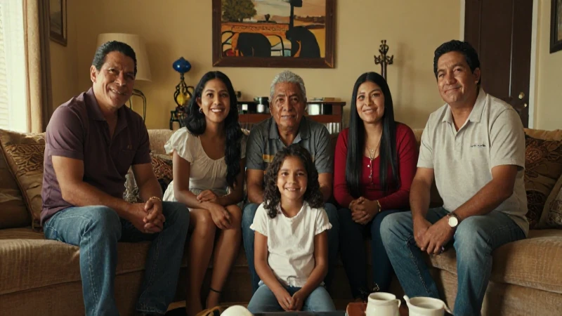 Cómo contratar Fibra Óptica Megacable en México 4 Familia mestiza sonríe en un hogar cálido