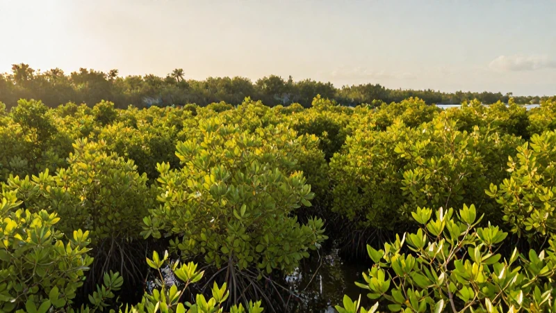 FLORA DE CAMPECHE: DESCUBRE su RIQUEZA y BELLEZA NATURAL 3 Bosque de manglares, cenote, luz dorada y colores vivos