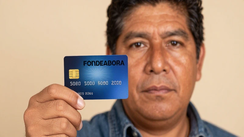 Guía completa de Fondeadora para tarjetas de crédito y débito 5 Retrato mexicano con tarjeta de crédito e iluminación cálida
