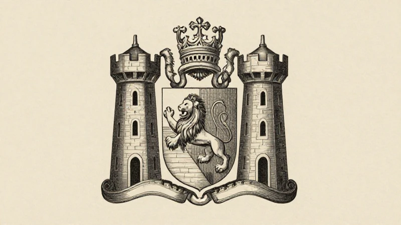 Escudo de TABASCO: Descubre su SIGNIFICADO y SIMBOLISMO 2 Escudo antiguo con león y torres