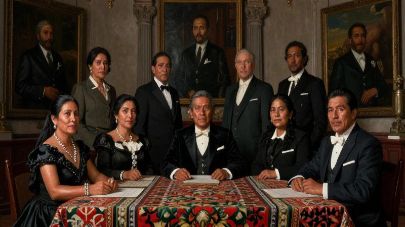 Descubre la Estructura y Jerarquía en la Nueva España 4 Retrato barroco mestizo en sala formal española