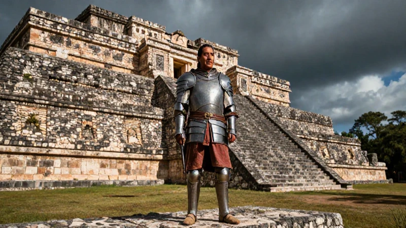 Biografía de FRANCISCO DE MONTEJO, el ADELANTADO - Su LEGADO 4 Montejo, conquistador, entre ruinas mayas