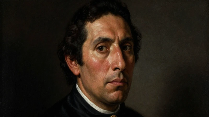 Retrato realista de un fraile mestizo del siglo XVII