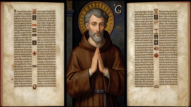 Fray franciscano retratado en estilo renacentista