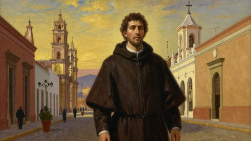 Fray Juan de Zumárraga: SU INFLUENCIA y Vida INTERESANTE 3 Zumárraga llegó a Veracruz, pintura al óleo
