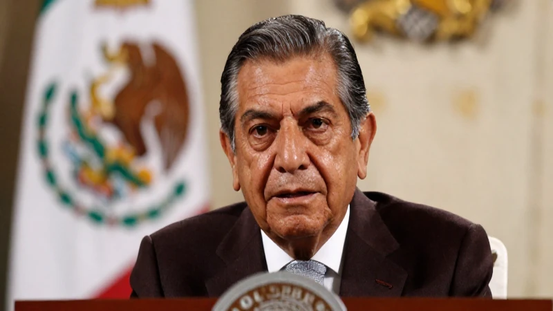 Retrato presidencial mexicano, cálido y detallado