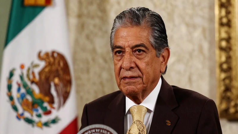Retrato presidencial mexicano, formal y soleado