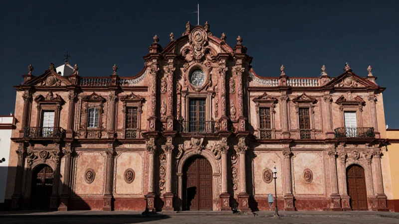Descubre la Fascinante Vida del Virrey García Sarmiento 6 Virrey Sarmiento, arquitectura barroca mexicana, luz dramática