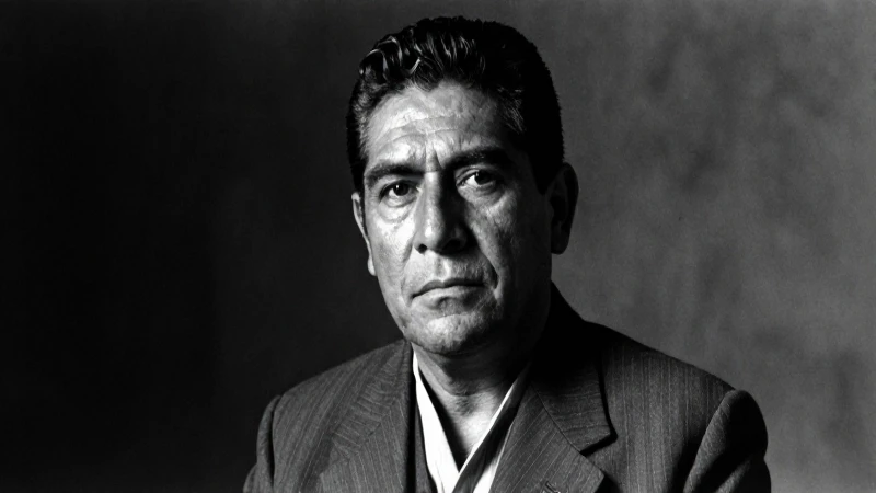 Retrato histórico de Carranza, en blanco y negro