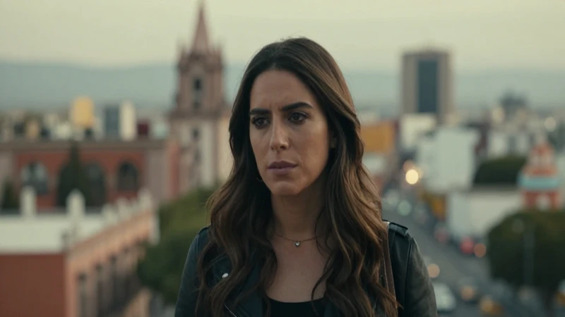 Mujer en Aguascalientes, luz cálida y cinematográfica