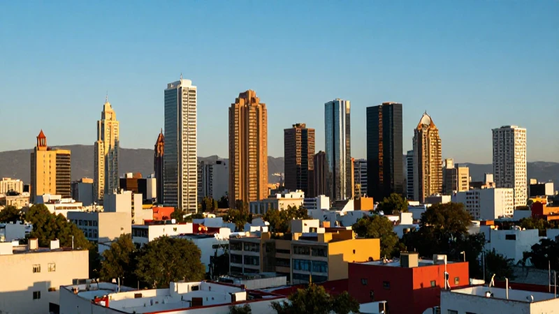 Aguascalientes: horizonte urbano cálido y vibrante