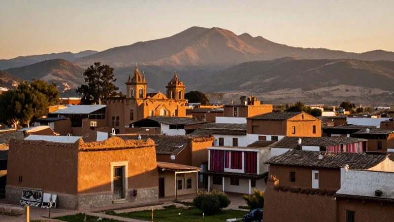 HABITANTES EN OAXACA: CUÁNTOS VIVEN EN ESTE ENCANTO 7 Pueblo oaxaqueño, luz dorada y paisajes vibrantes
