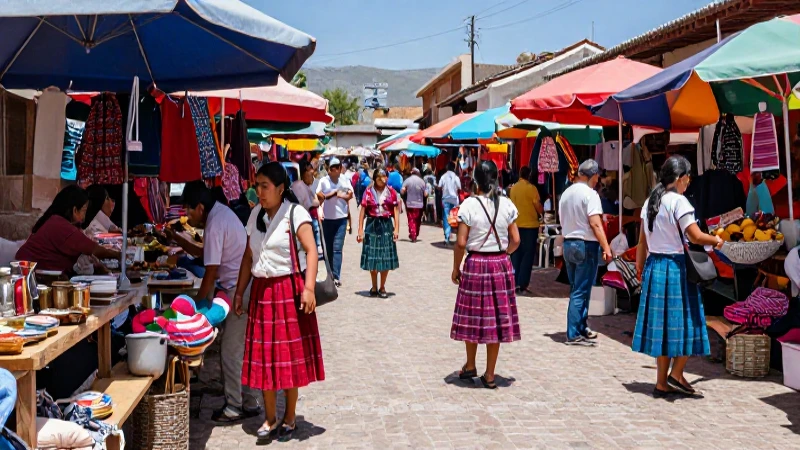 HABITANTES EN OAXACA: CUÁNTOS VIVEN EN ESTE ENCANTO 4 Mercado oaxaqueño: color, luz y mestizaje