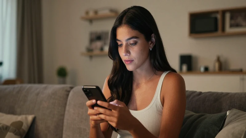Cómo activar HBO Max con Izzi en México 4 Joven mexicana usa su móvil en casa