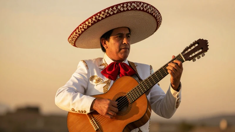 Himno de Chihuahua: Descubre su Letra y Significado Oculto 10 Músico folclórico mexicano, luz cálida y romántica