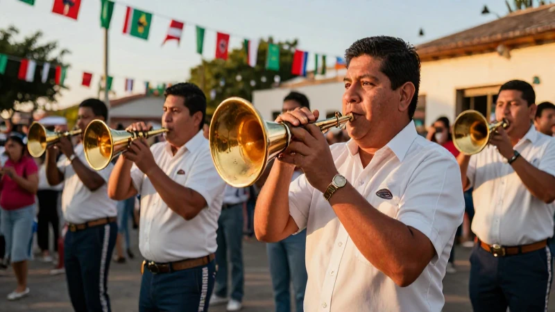 Celebración mexicana, colorida y luminosa