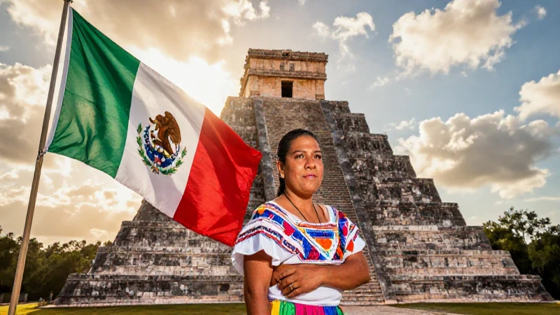 Yucatán: pirámides mayas, colorida y cálida