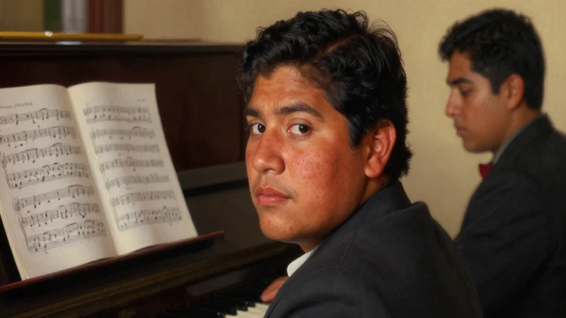 Retrato mexicano, música y luz dorada